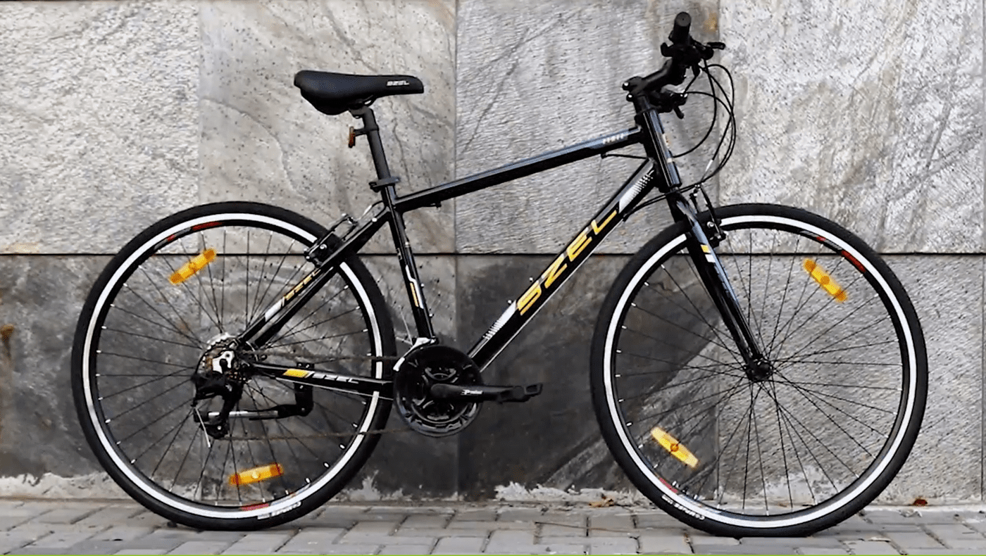 SZEL ZIRIZ SPORT Alloy Hybrid Bike - Colour: Black